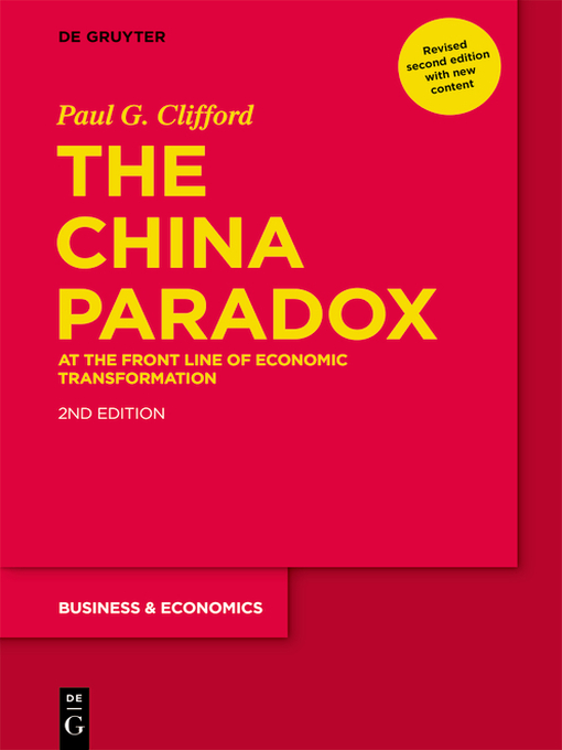 Title details for The China Paradox by Paul G. Clifford - Available